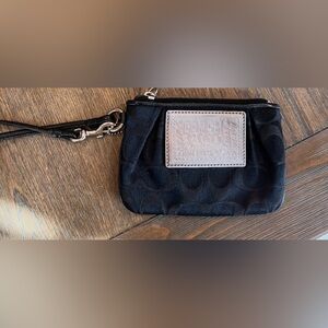 Coach Black and Pink Wristlet